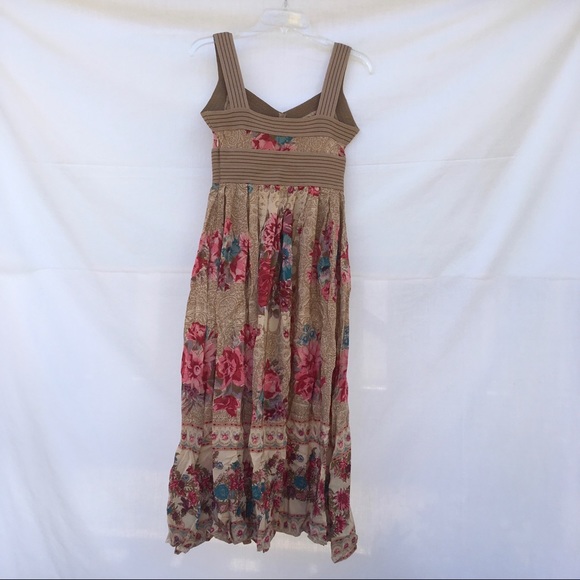 PLENTY • Silk Maxi Floral Dress *Rare* - Picture 4 of 15